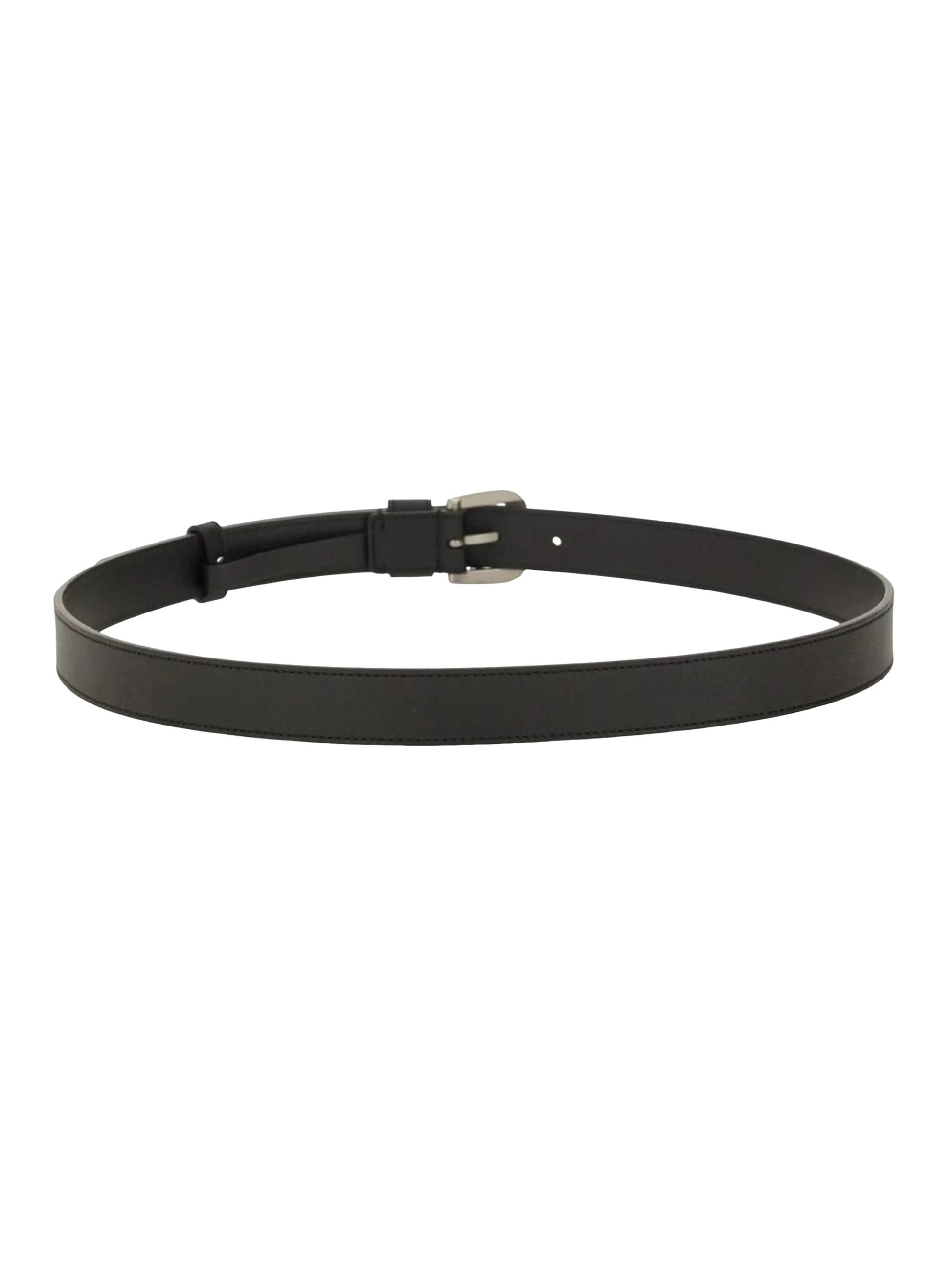 Valentino FW25 V Logo Signature Calfskin Belt 'Black' T0SM1XUG-0NO