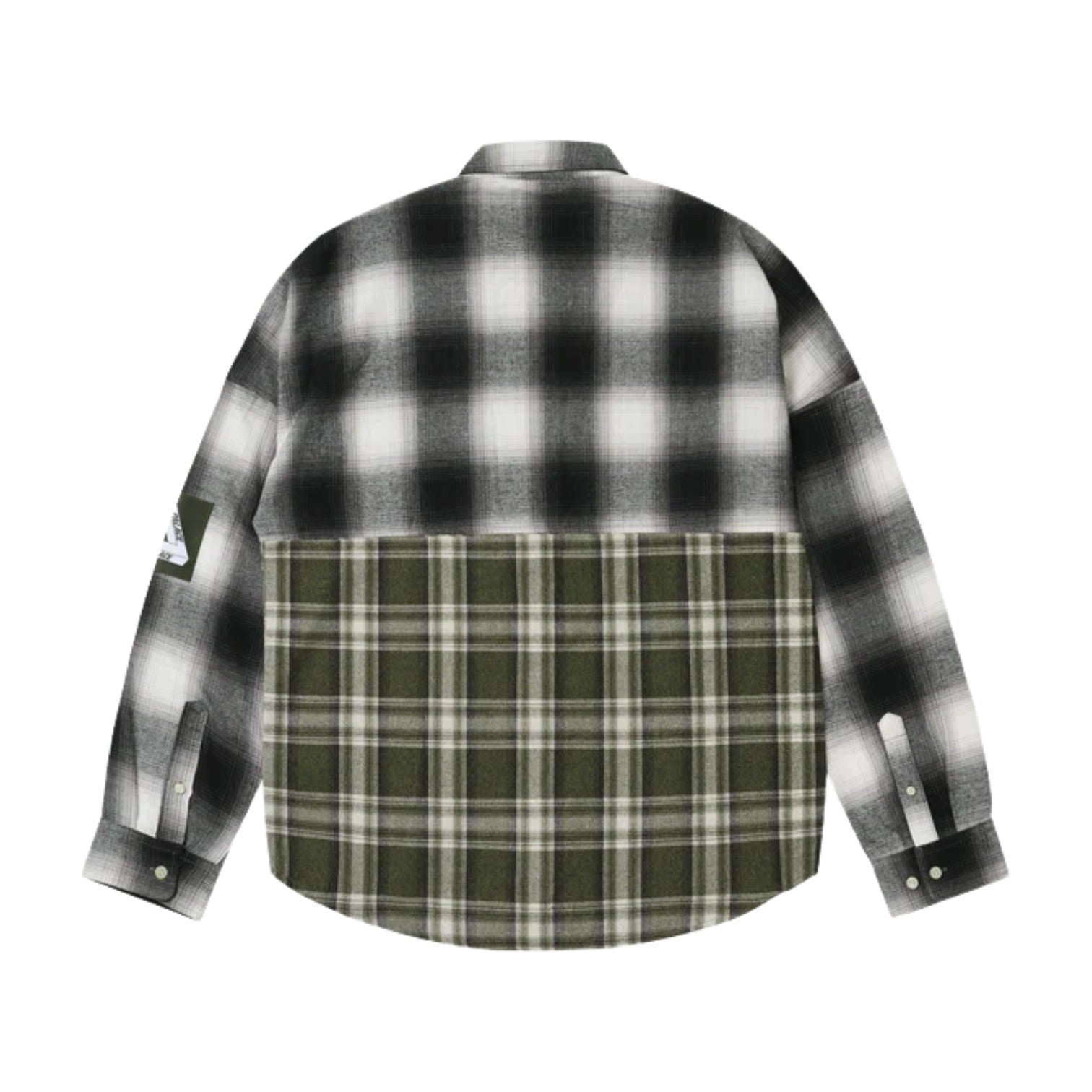 Palace SS26 Patchy Flannel Shirt 'Green' P30SHT007
