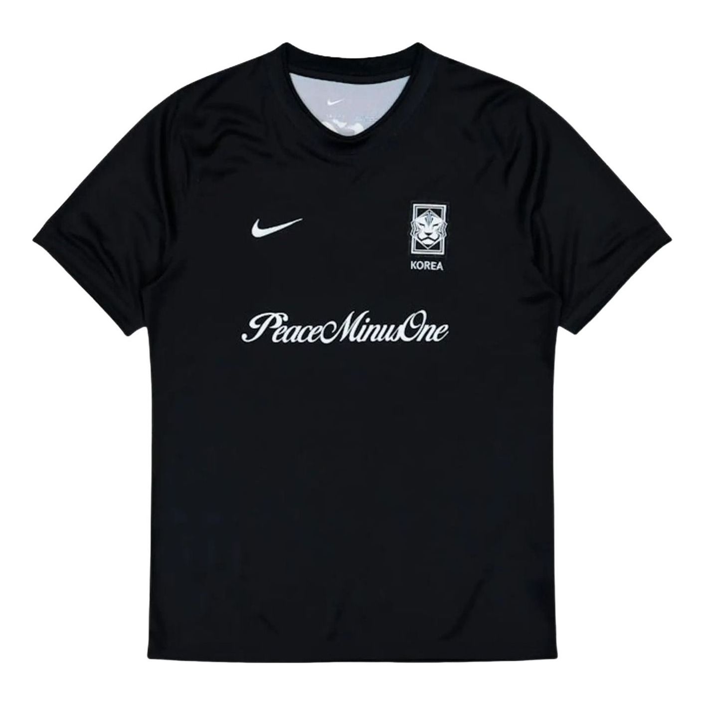 Nike x PEACEMINUSONE Korea KFA Academy Pro T-Shirt Asia Sizing 'Black' IH1684-010