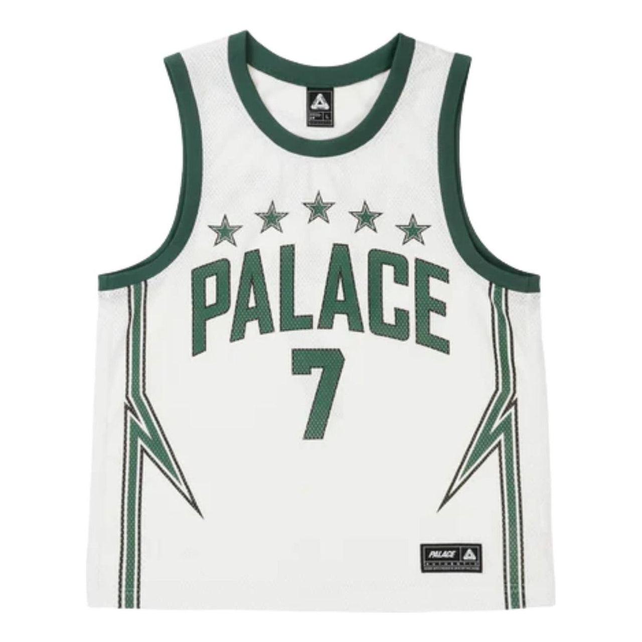 Palace Lightning Basketball Jersey 'White Green' P30ES226