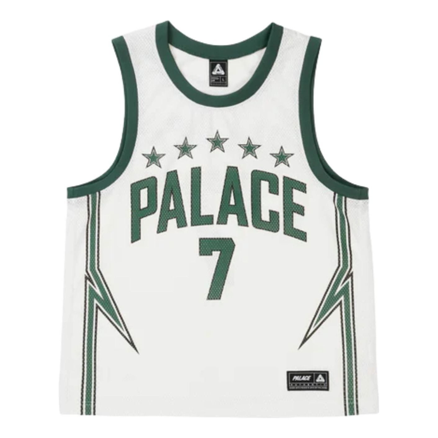 Palace Lightning Basketball Jersey 'White Green' P30ES226