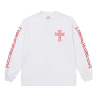 Palace Y So Cross Long-Sleeve T-shirt 'White' P30LS004