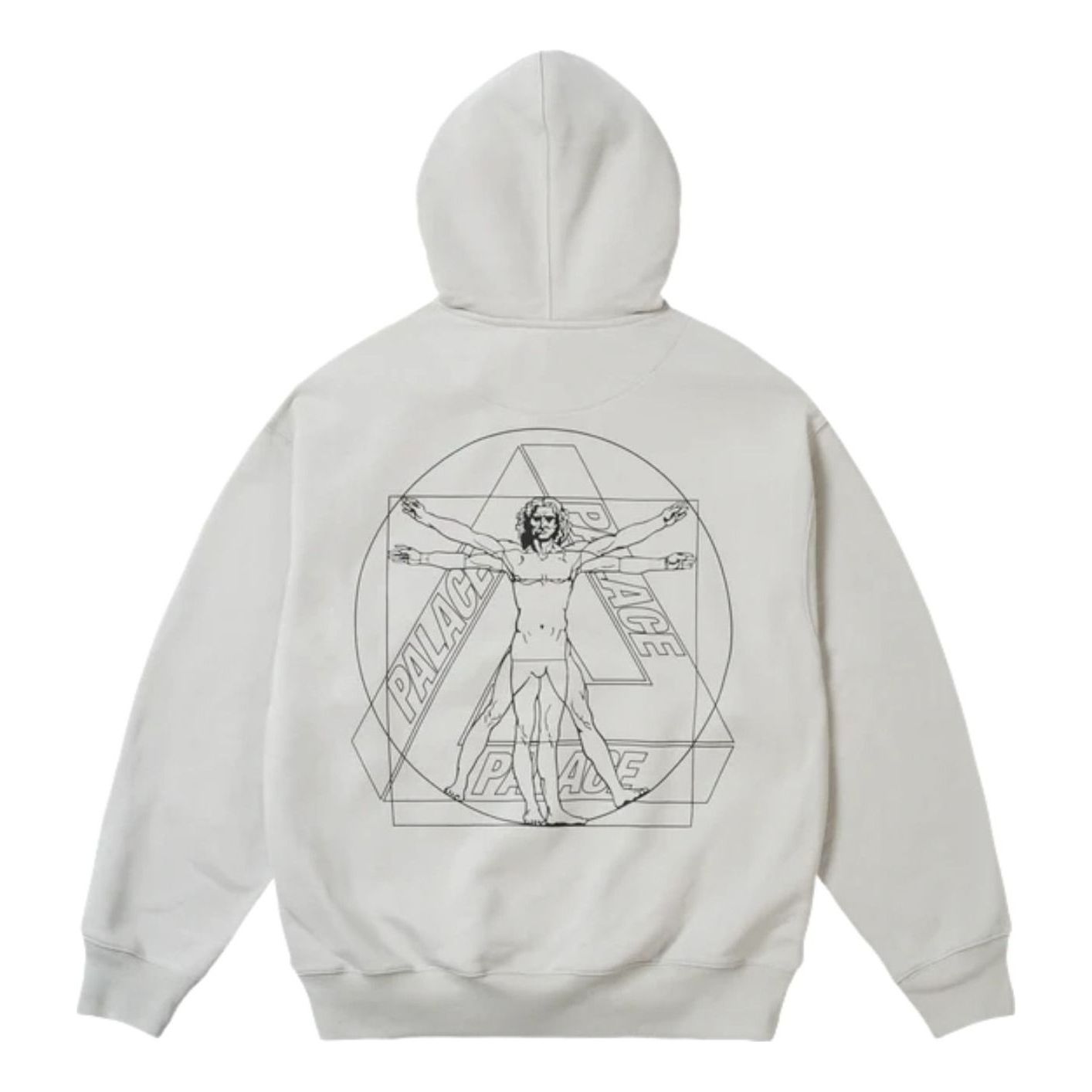 Palace Paltruvian Tri Hoodie 'Concrete Grey' P30HD044