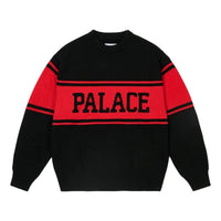 Palace College Stripe Knit 'Black' P30KW048