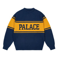 Palace College Stripe Knit 'Navy' P30KW047