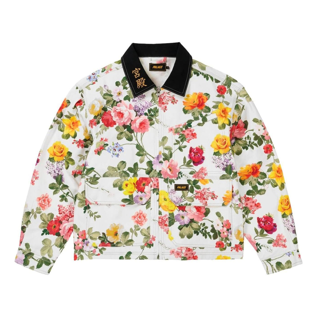 Palace Worker Jacket 'Flowers' P30JK170