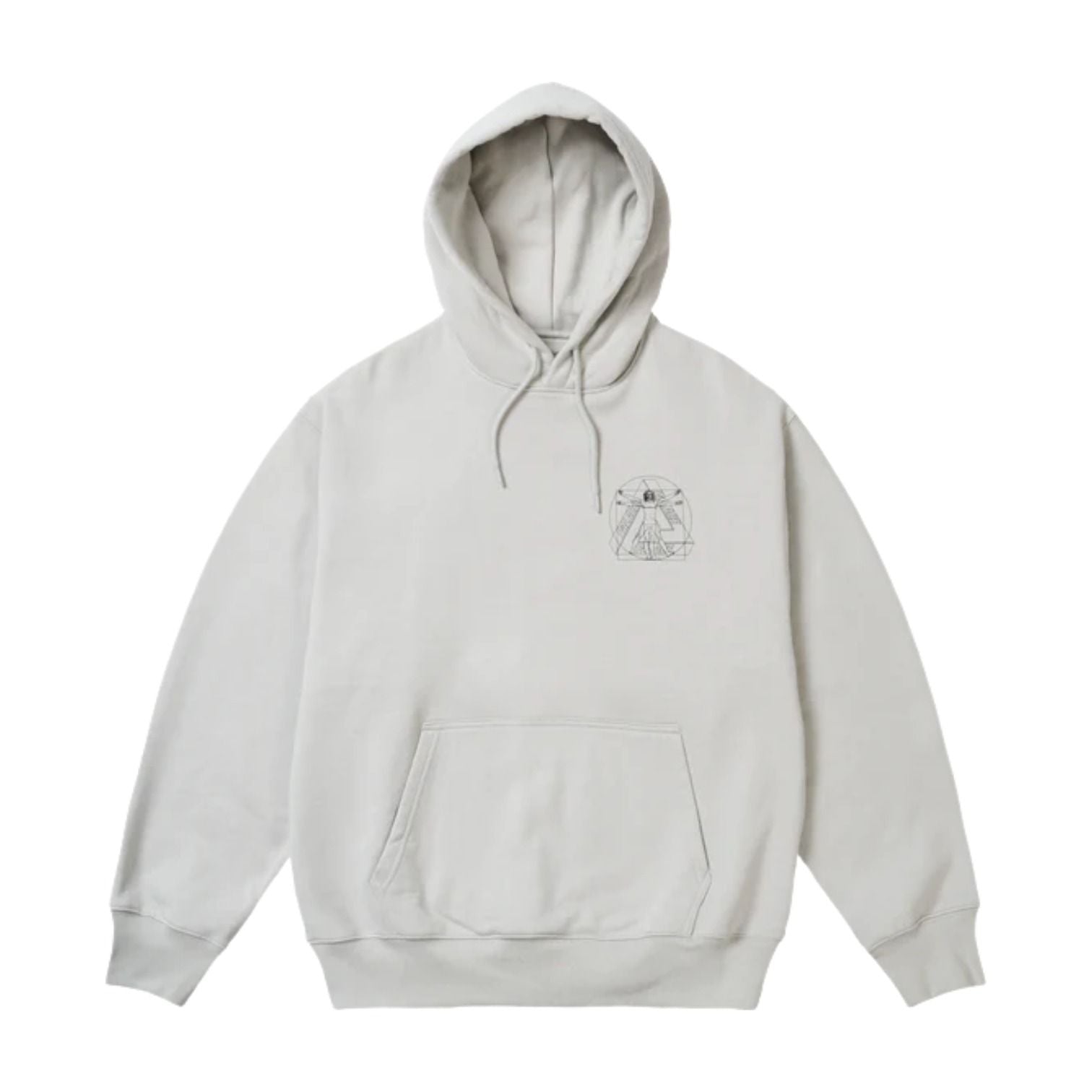 Palace Paltruvian Tri Hoodie 'Concrete Grey' P30HD044