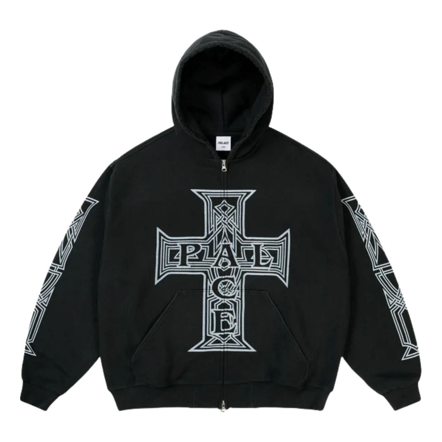 Palace Y So Cross Pigment Hoodie 'Black' P30CS225