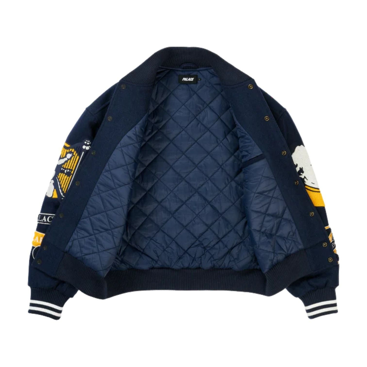 Palace Wolfgang Varsity Jacket 'Navy' P30JK173