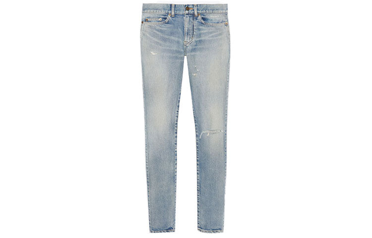 SAINT LAURENT Skinny 5 Pocket Low Denim Jeans
