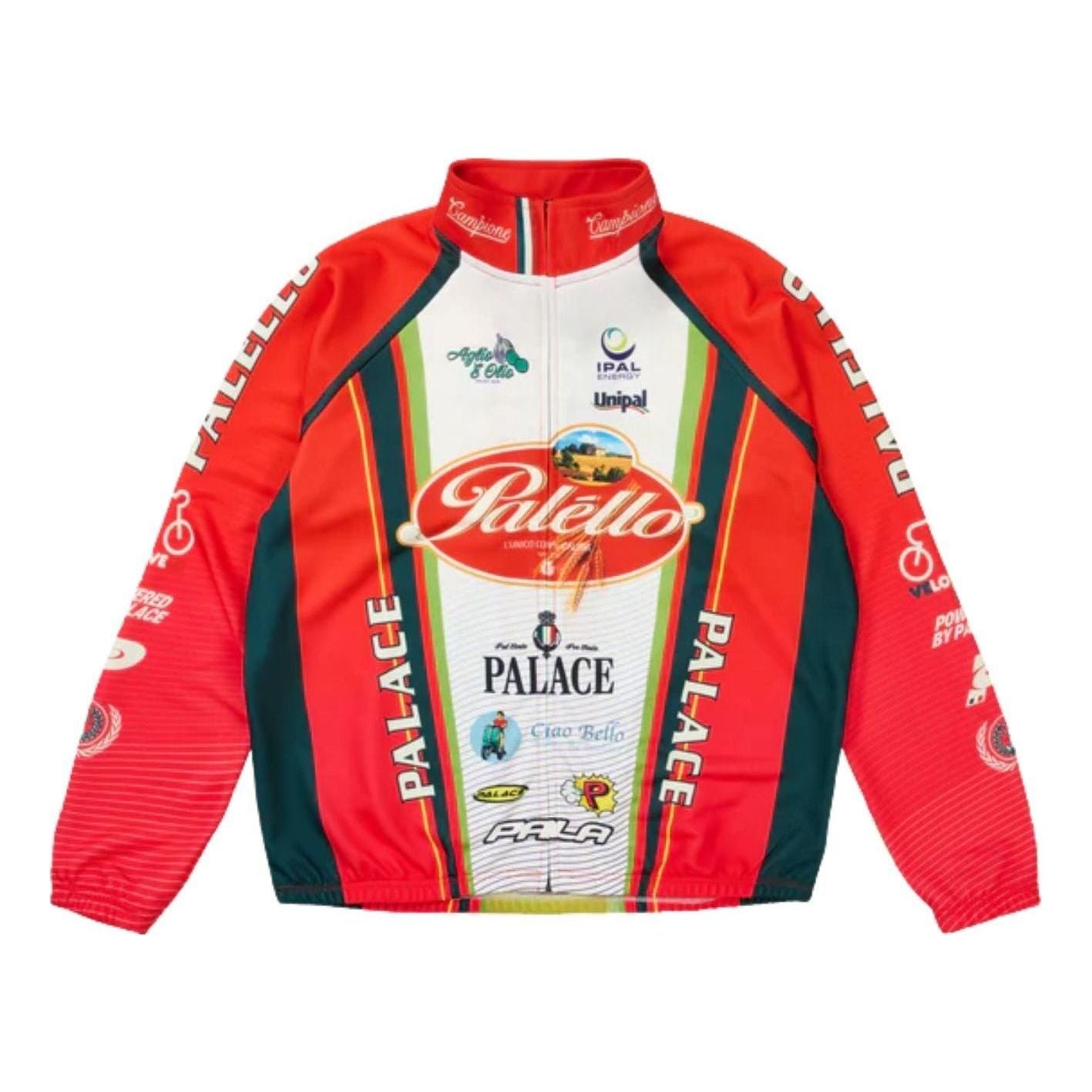 Palace Palello Cycling Zip Jacket 'Red' P30ES238