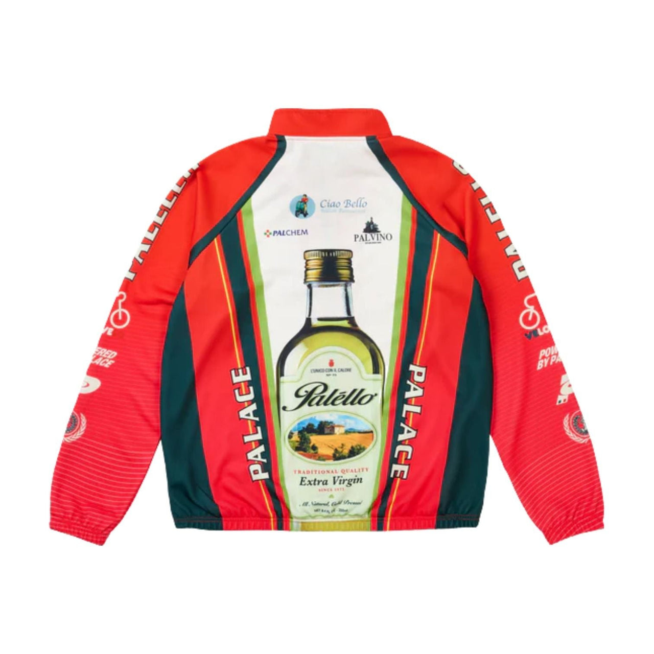Palace Palello Cycling Zip Jacket 'Red' P30ES238