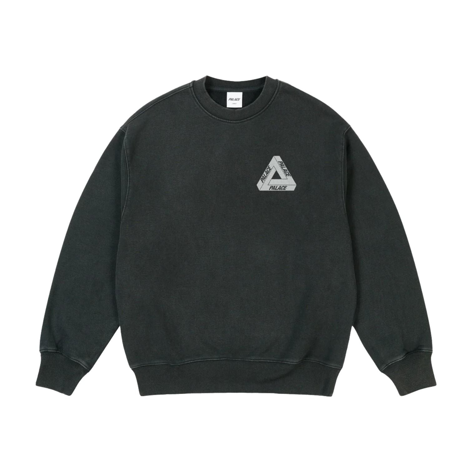 Palace Pigment Tri Crew 'Black' P30CS233