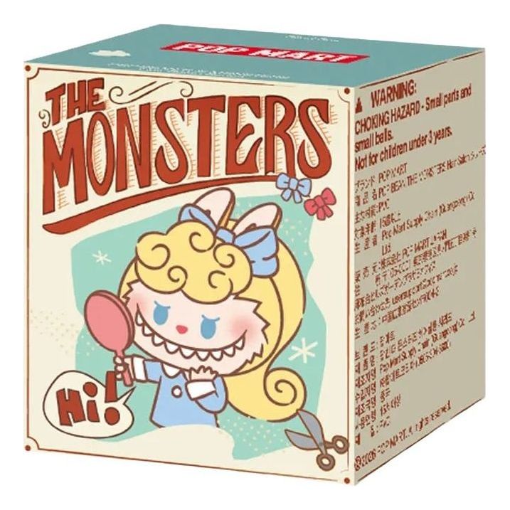 Pop Mart Pop Bean The Monsters Labubu Hair Salon Series Sealed Case (1 Blind Box) PPMT-2606-0044-1184036044