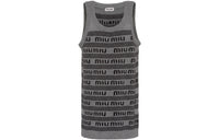 MIU MIU FW22 Sleeveless Dress Women's Gray
