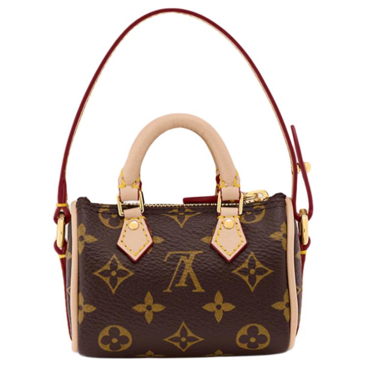LOUIS VUITTON Bag Charm Speedy Monogram Brown