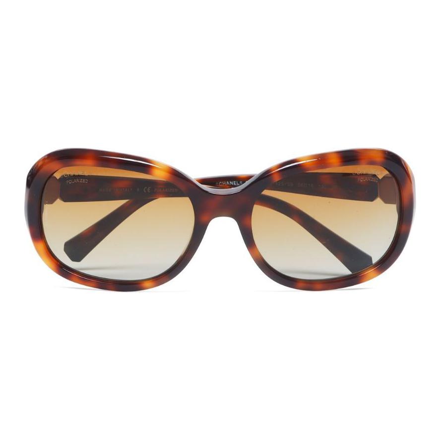 CHANEL 2000s Cc Square frame Sunglasses