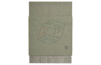 HERMES Knit Scarves Unisex Green