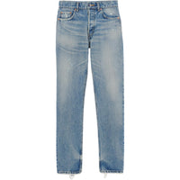 SAINT LAURENT Low Rise Straight Leg Jeans