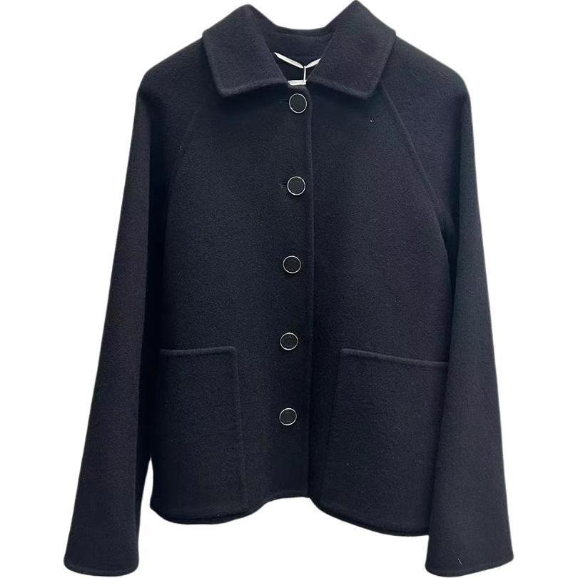 HERMES Jackets Coats Women's Black