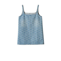 MIU MIU Logo-print Denim Dress
