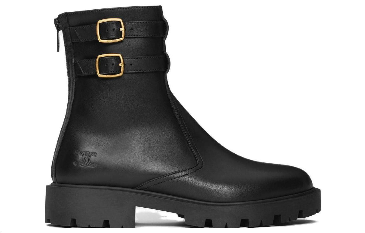 CELINE Ankle Boots Women's Black