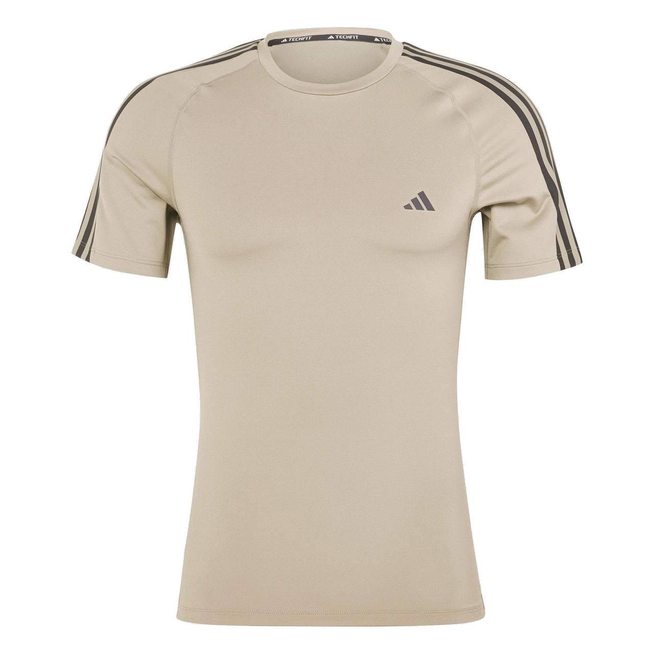 adidas Techfit 3-Stripes Training T-Shirt 'Green Black' IR7418