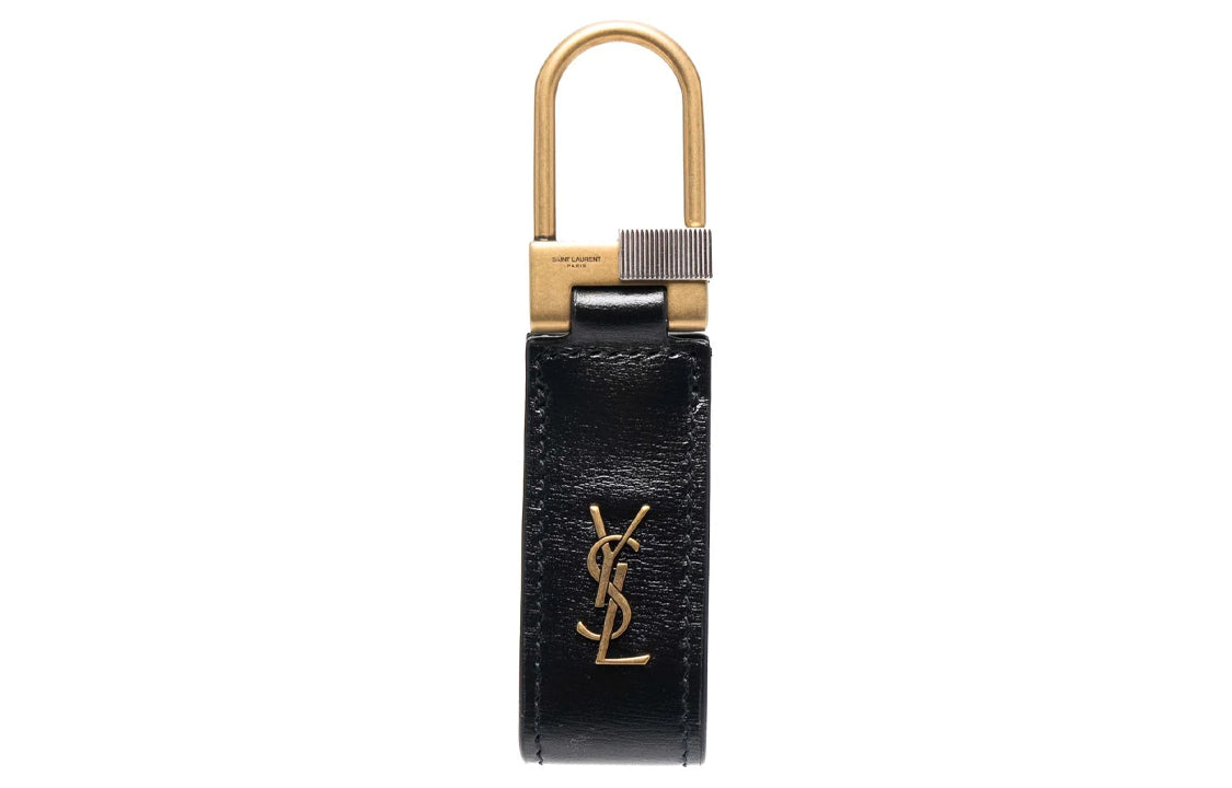SAINT LAURENT Leather Keychains Men's