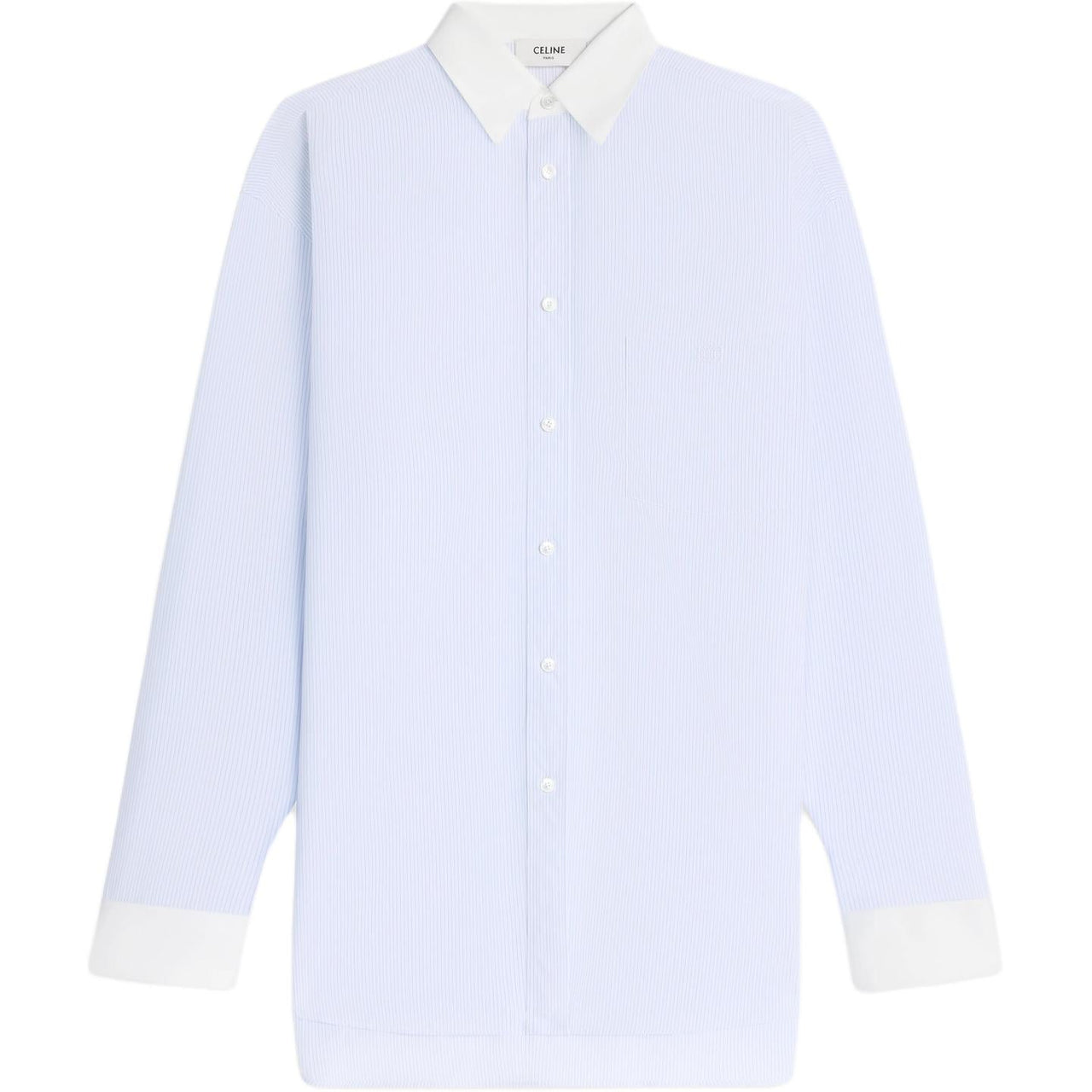 CELINE Striped Oversized Shirt