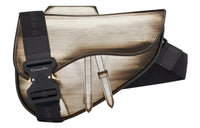 DIOR Saddle Cow Leather Saddle Bag Shoulder Bag Crossbody Bag Fanny Pack Sling Bag Men's Silver
