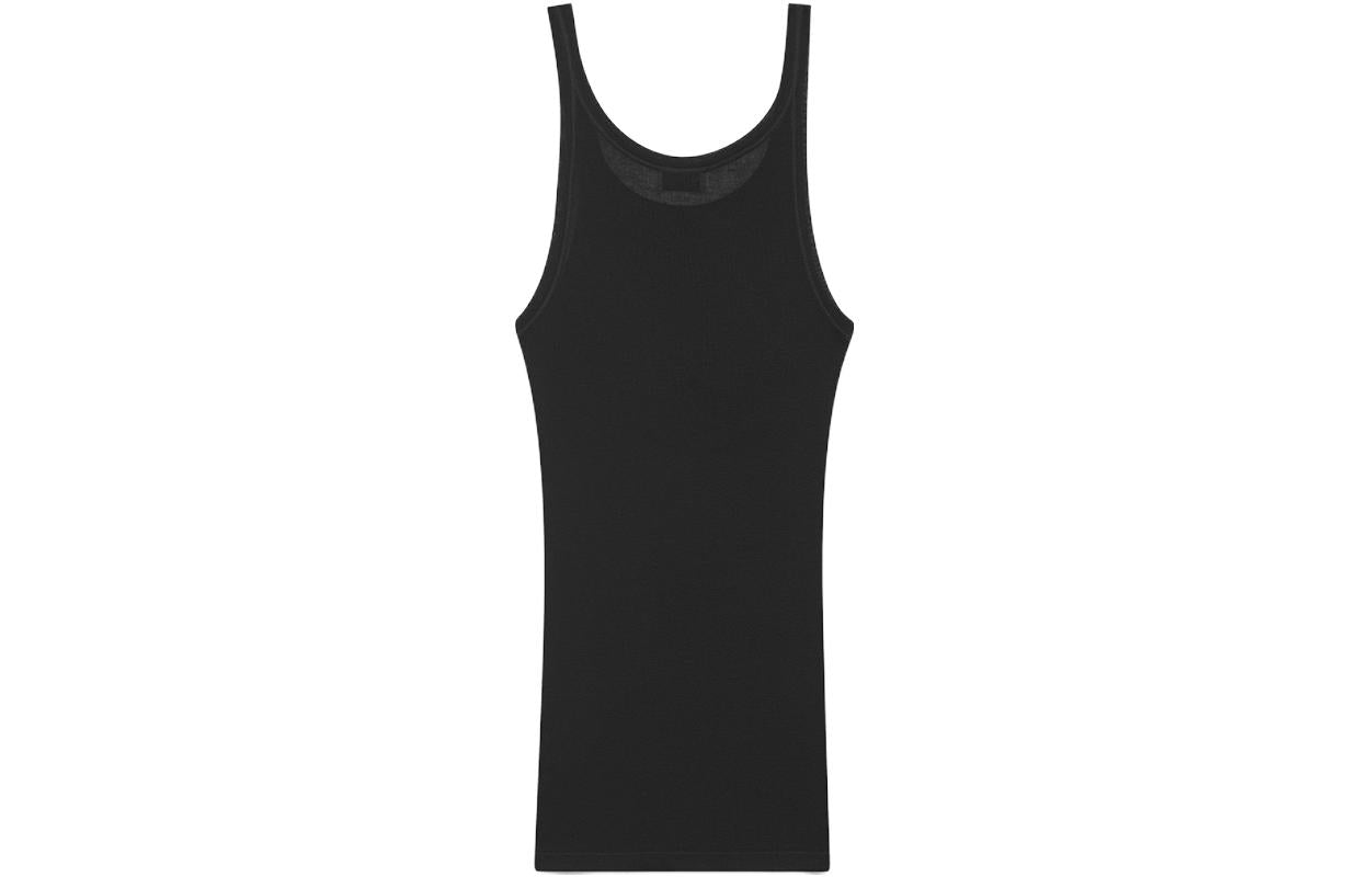 SAINT LAURENT SS23 Tank Tops Men's Black
