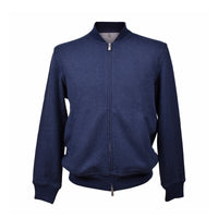 Brunello Cucinelli Cashmere-Cotton Zip-Up Cardigan