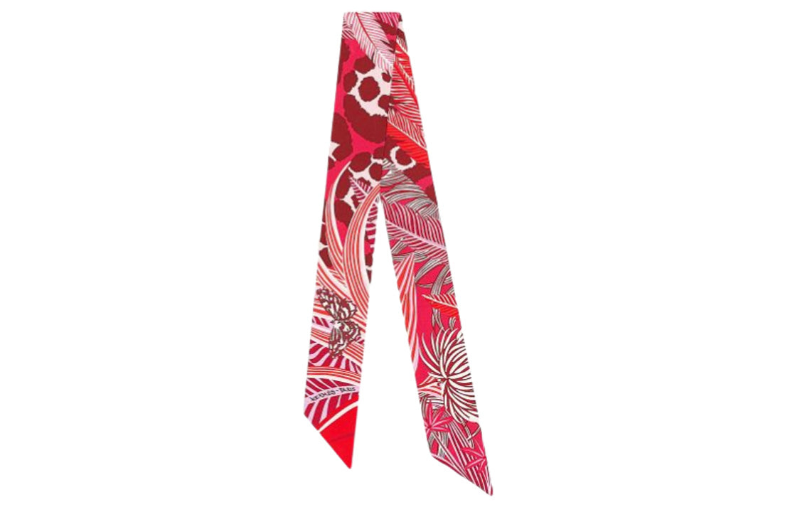 HERMES Silk Scarves Unisex Rose