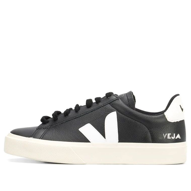 Veja Campo Chromefree Leather Sneakers 'Black White' CP051215
