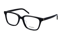 SAINT LAURENT Plate Frame Square Eyeglass Frames Women's Black