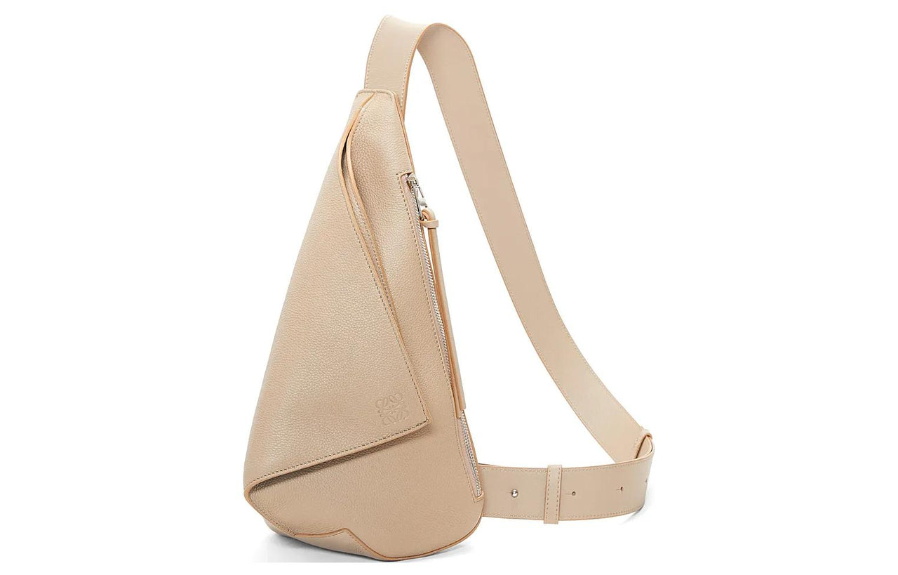LOEWE Anton Sling Calfskin Shoulder Bags Sling Bags Men's Sand