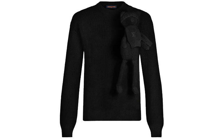 LOUIS VUITTON 2010s Teddy Bear appliqué Jumper