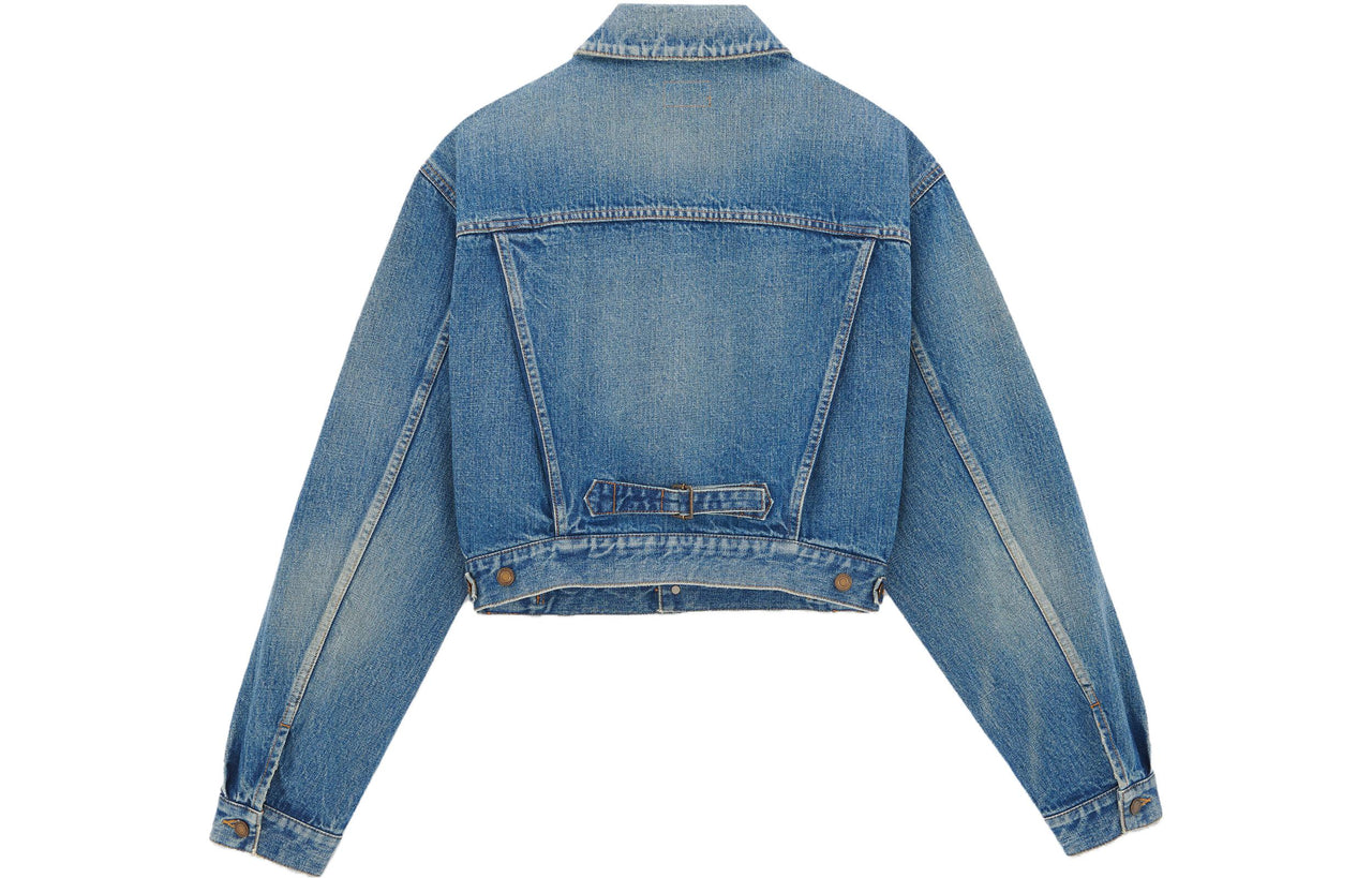 SAINT LAURENT 80s Denim Jacket 'Japan Vinttage Blue'