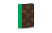 LOUIS VUITTON Pocket Organizer Monogram Macassar Minty Green