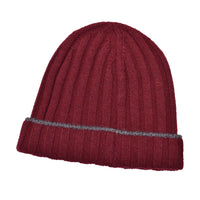 Brunello Cucinelli Logo-Patch Ribbed Cashmere Beanie