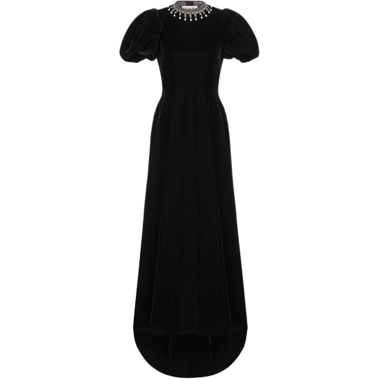 DIOR Short Sleeved Dress Women's Black