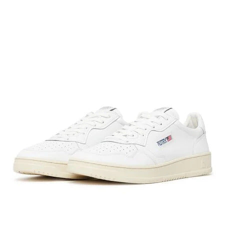 Autry Medalist Low Leather 'White' AULM-LL15