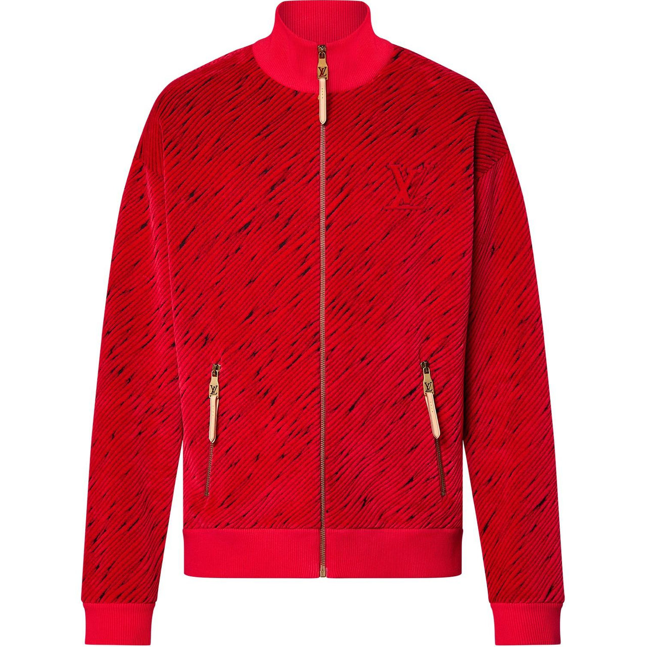 LOUIS VUITTON Jacquard Cotton VeLOUIS VUITTONet Tracktop