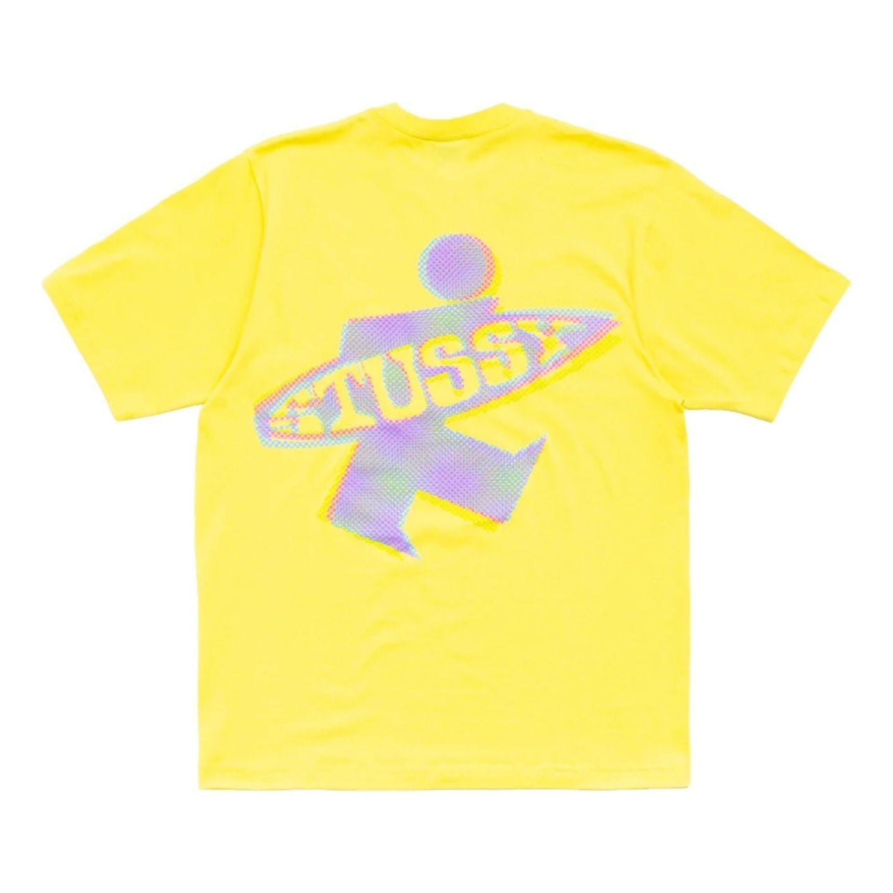 Stussy Dot Surf Puff Print T-Shirt 'Lemon' 1905195-LEMO
