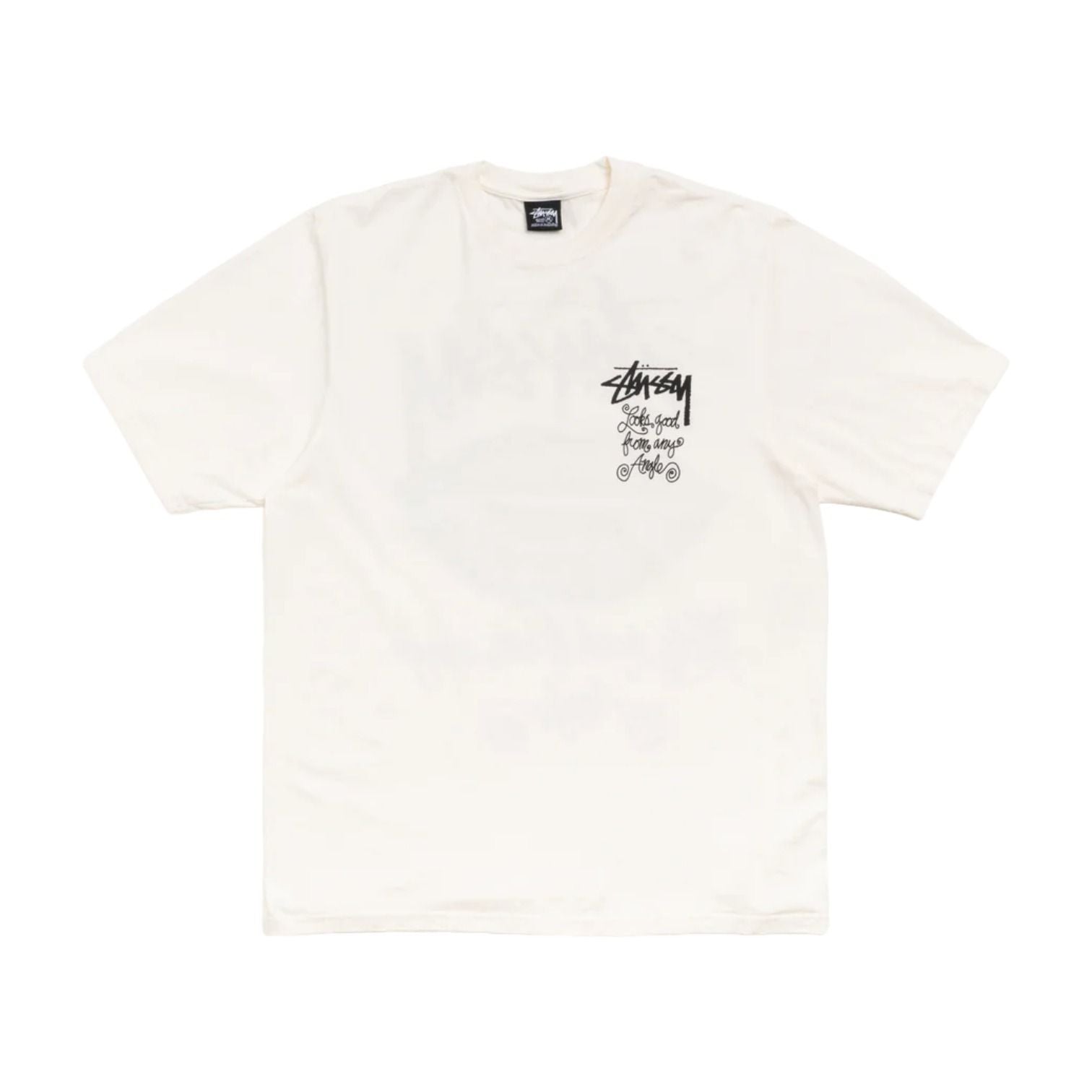 Stussy Any Angle T-Shirt Pigment Dyed 'Natural' 1905196-NATU