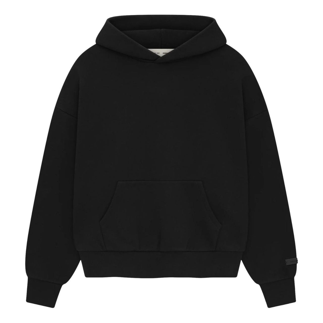 Fear of God Essentials 25FW Fleece Hood Sweatshirt 'Vintage Black' 192AS252061F