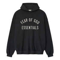 Fear of God Essentials 90s Fit Hoodie 'Vintage Black' 192AS256571F