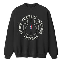 Fear of God Essentials x NBA x  Barkley Hendricks 90s Crewneck 'Faded Black'	 192BH266801F