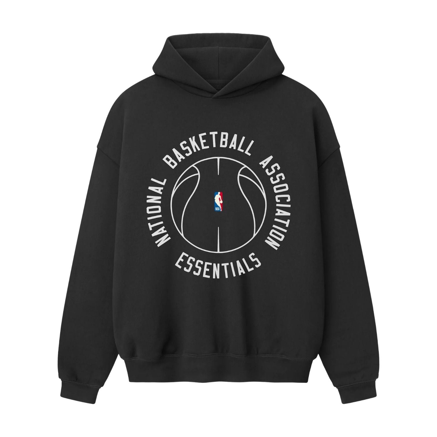 Fear of God Essentials x NBA x  Barkley Hendricks 90s Hoodie 'Faded Black' 192BH266901F