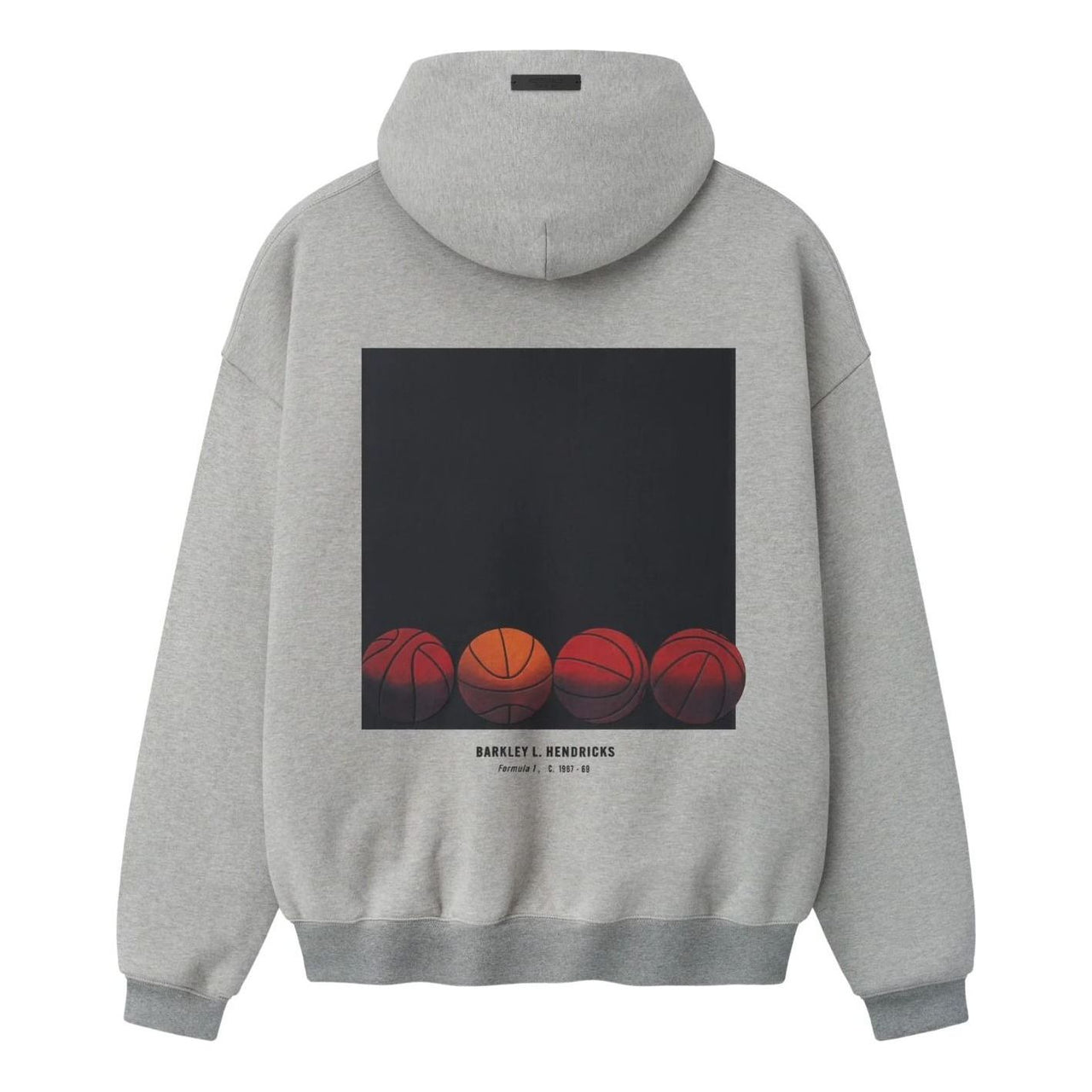 Fear of God Essentials x NBA X Barkley Hendricks 90s Hoodie 'Concrete Heather' 192BH266902F